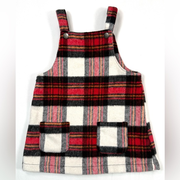 Little Me Other - LITTLE ME Toddler Girls Plaid Jumper Dress 2T  Tartan Pinafore Holiday Fall Wool